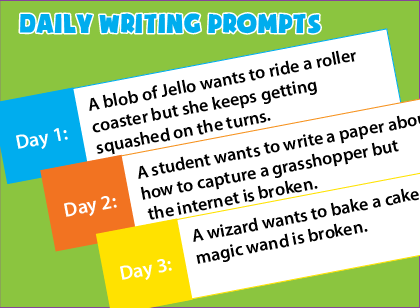 Daily creative writing prompts for kids