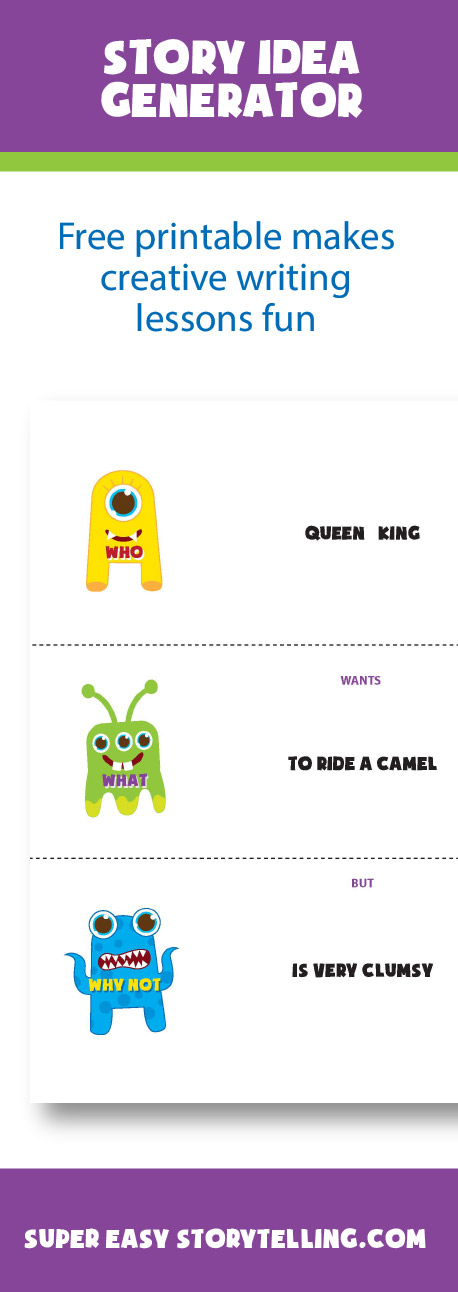 Free printable story idea generator