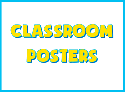 Free printable classroom posters for teaching creative writing